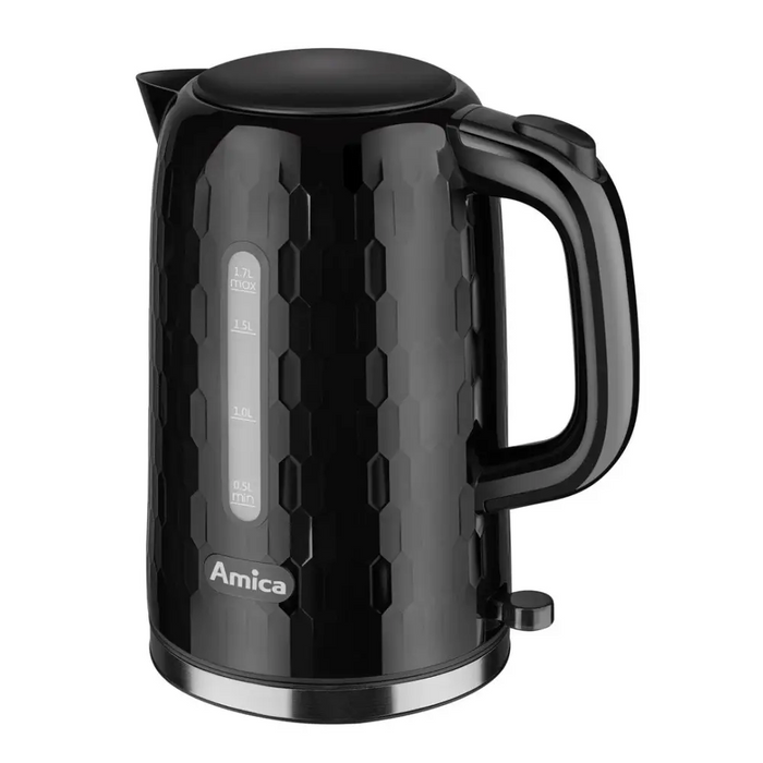 Amica KM 3010 1.7 л 2200 W електрическа кана Черна