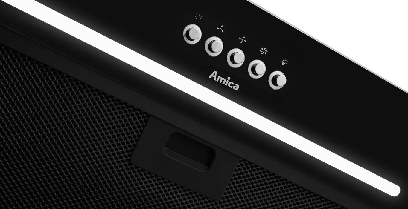 Amica OMP6255BG Вграден абсорбатор черен 389 м³/ч