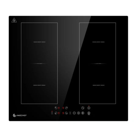 Индукционен котлон AMZCHEF CE-FS-I72S-FFDD06, 4 зони