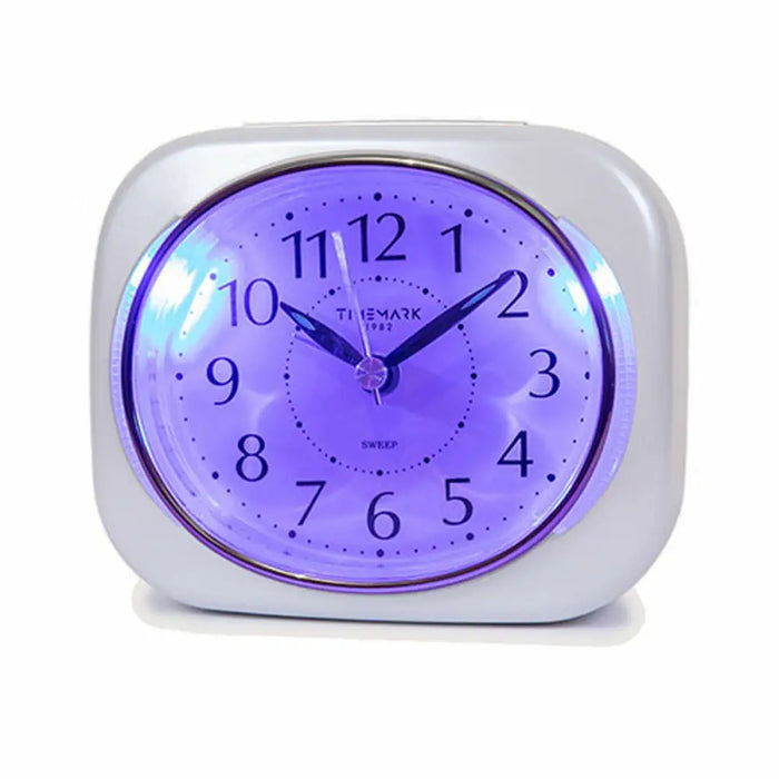 Аналогов будилник Timemark 10 x 8,5 x 4 cm Бял Пластмаса