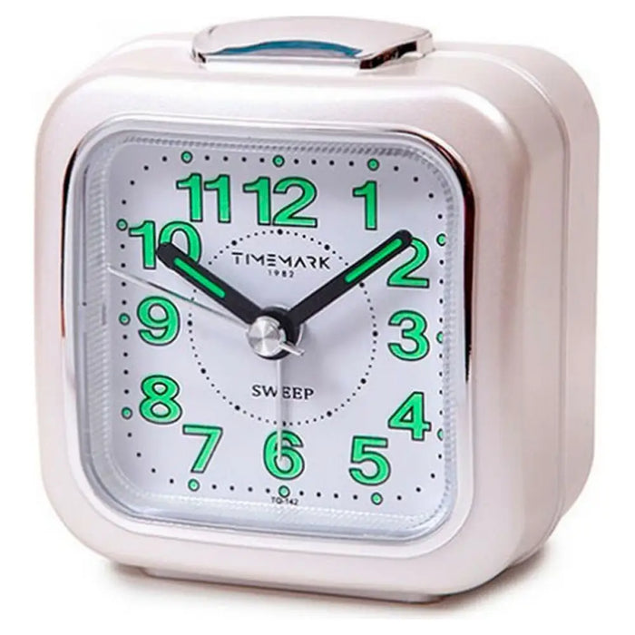 Аналогов будилник Timemark Бял Тих Със звук Нощен режим