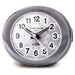Аналогов будилник Timemark Сив LED Светлина Тих Snooze