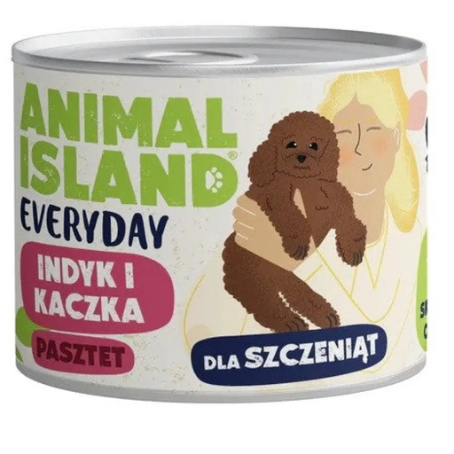 ANIMAL ISLAND Everyday Puppy Турция и патица - мокра храна