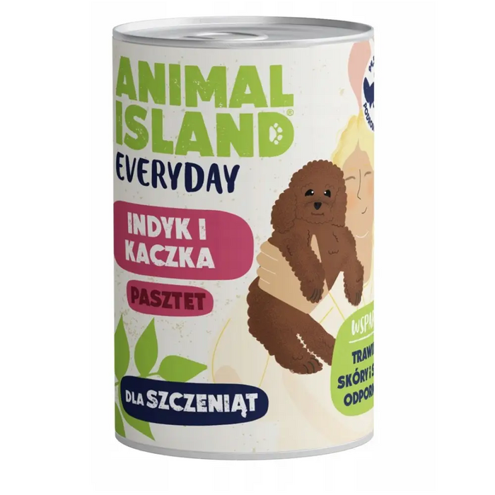 ANIMAL ISLAND Everyday Puppy Турция и патица - мокра храна