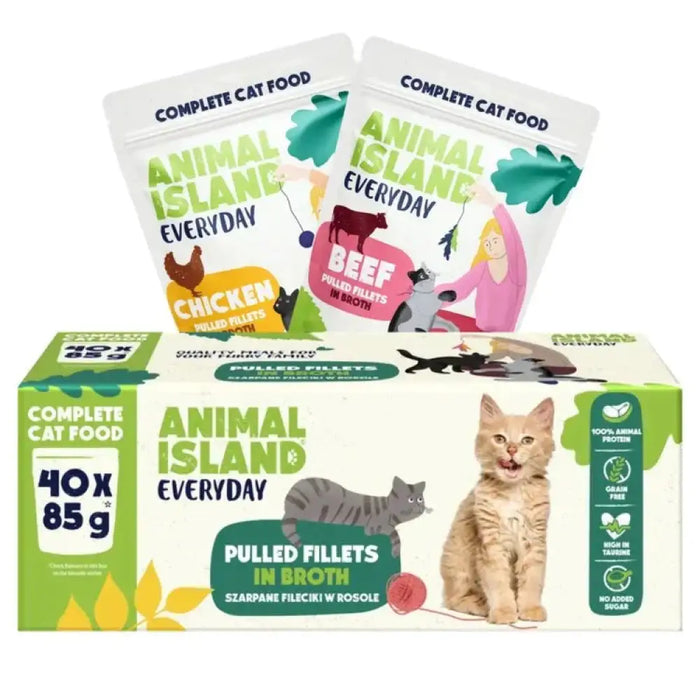 ANIMAL ISLAND Everyday Телешко и пилешко филе в бульон