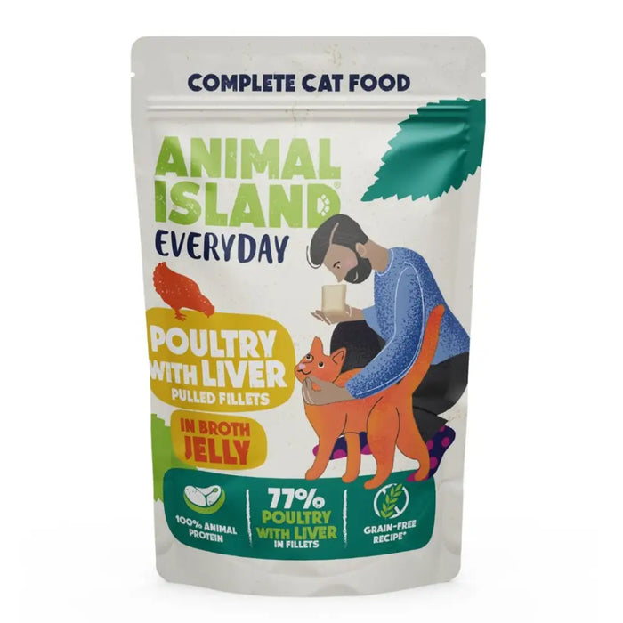 ANIMAL ISLAND Everyday Телешко и птиче месо с черен дроб