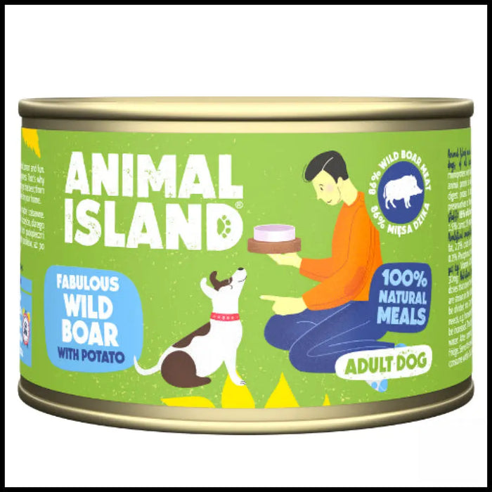 ANIMAL ISLAND venison with potatoes - wet dog food - 410 g