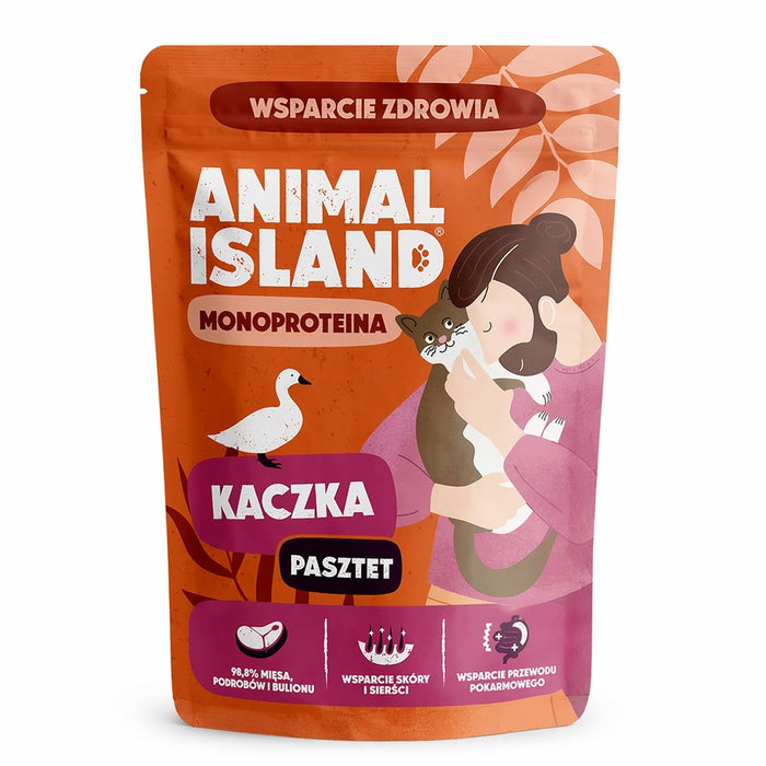 ANIMAL ISLAND Mono Duck - мокра храна за котки - 100 г