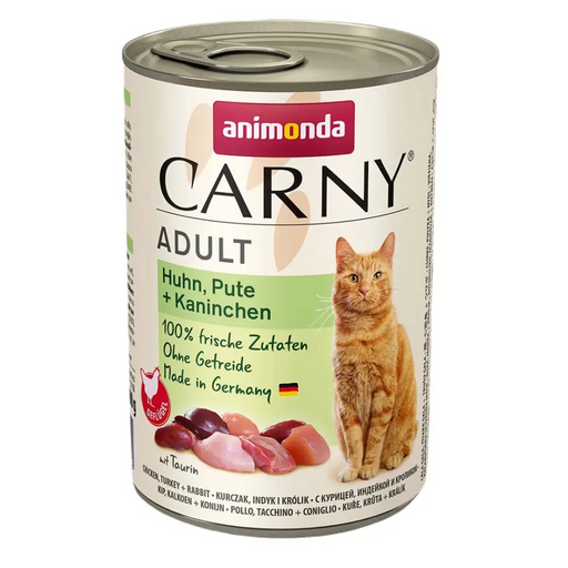 ANIMONDA Carny Adult Пиле пуйка заек - мокра храна за котки
