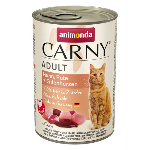 ANIMONDA Carny Adult Пиле пуйка патешки сърца - мокра храна