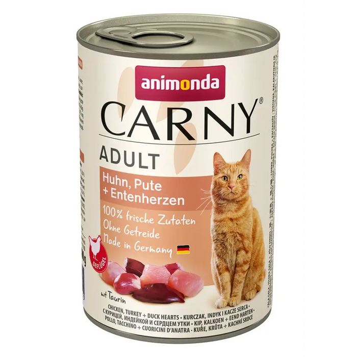 ANIMONDA Carny Adult Пиле пуйка патешки сърца - мокра храна