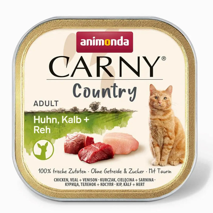 ANIMONDA Carny Country Chicken Veal + Venison - мокра храна