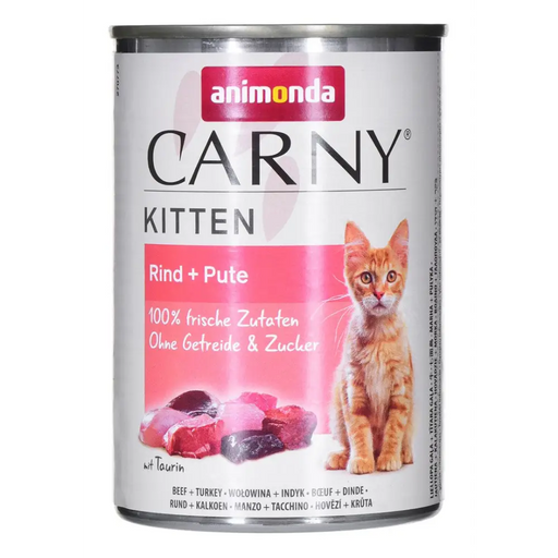 ANIMONDA Carny Kitten Beef Turkey - мокра котешка храна