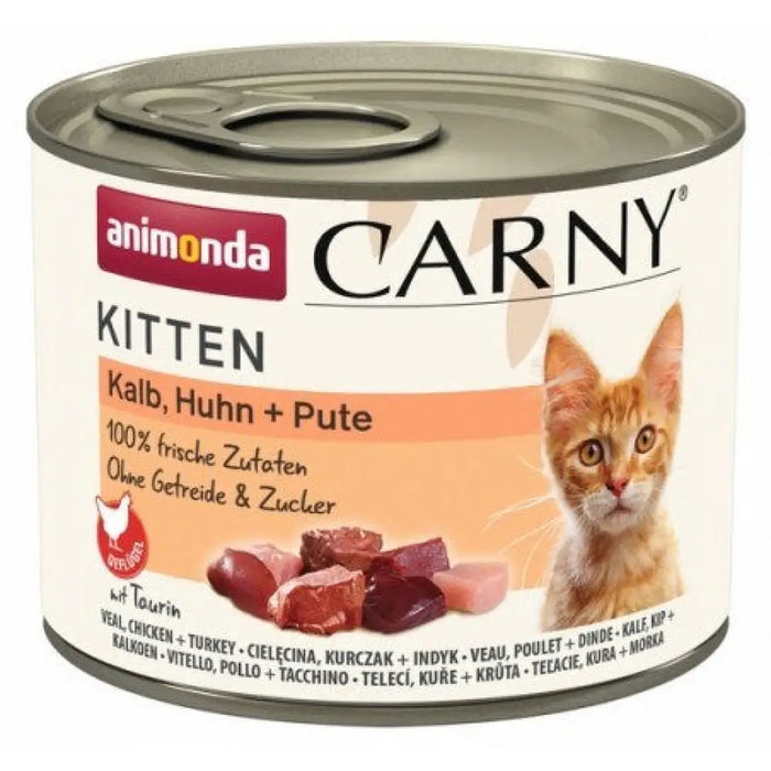 ANIMONDA Carny Kitten Телешко пилешко пуешко - мокра