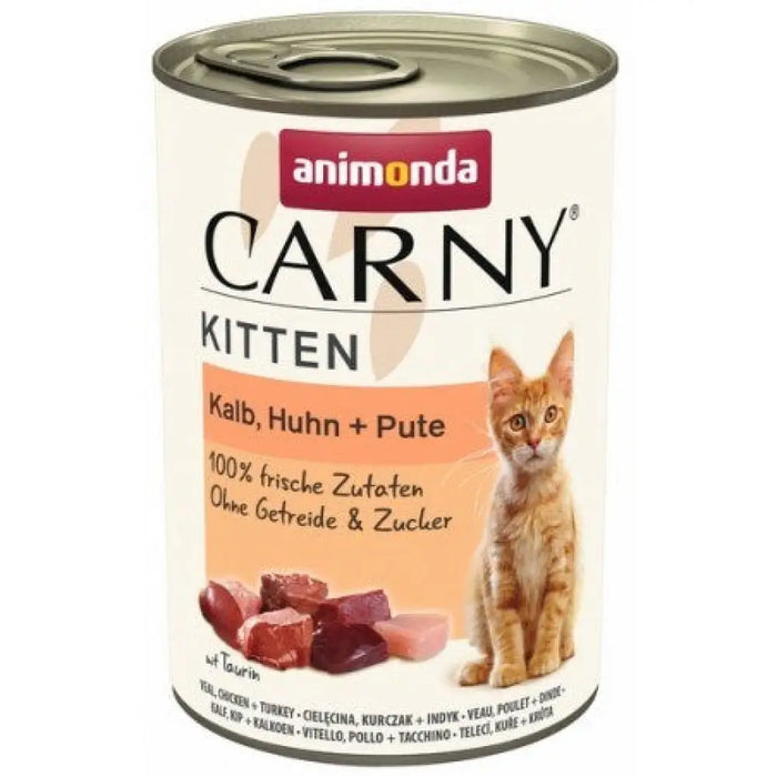 ANIMONDA Carny Kitten Телешко пилешко пуешко - мокра
