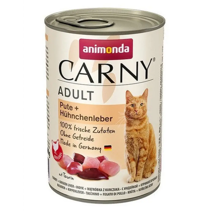ANIMONDA Cat Carny Adult Turkey с пилешки черен дроб