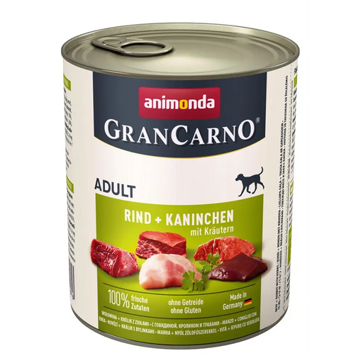 ANIMONDA GranCarno Adult Beef заек и билки - мокра храна