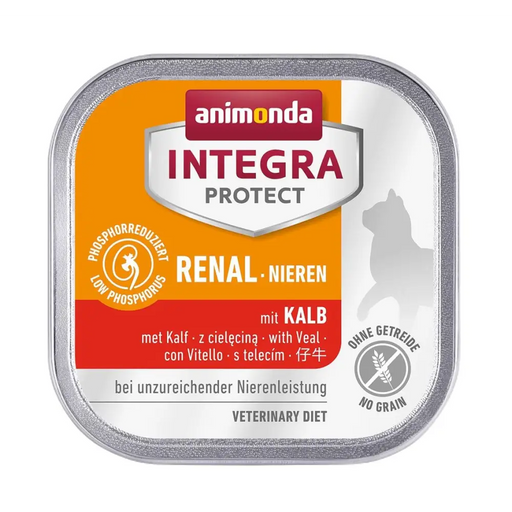 ANIMONDA Integra Protect Renal Veal - мокра храна за котки