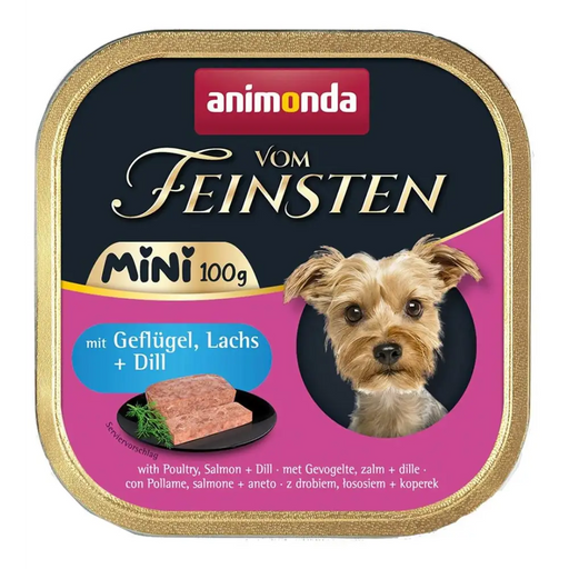 ANIMONDA Vom Feinsten Adult Mini Poultry сьомга и копър