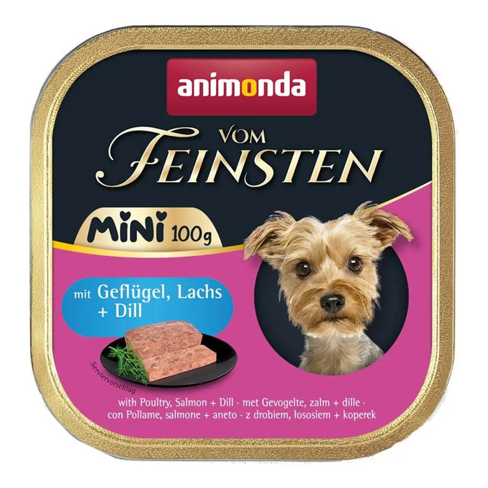 ANIMONDA Vom Feinsten Adult Mini Poultry сьомга и копър
