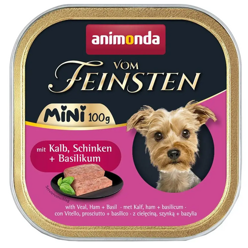ANIMONDA Vom Feinsten Adult Mini Телешко шунка и босилек