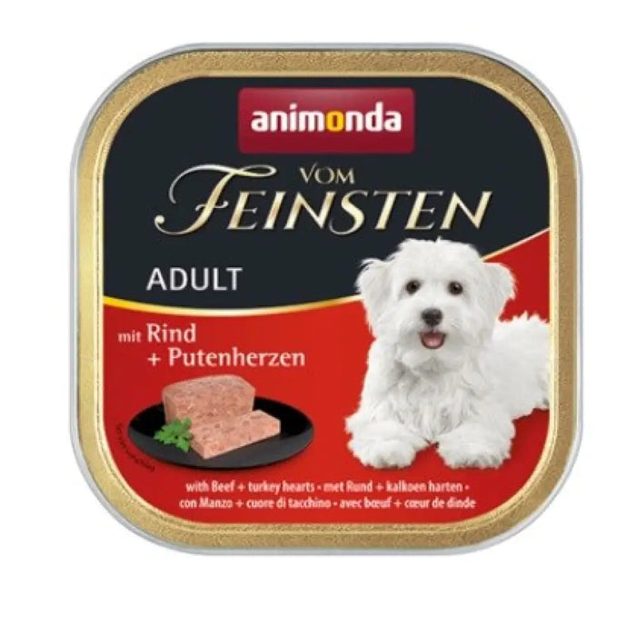 ANIMONDA Vom Feinsten Adult Телешко и пуешко сърце - мокра