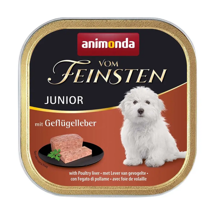 ANIMONDA Vom Feinsten Junior Птичи черен дроб - мокра храна