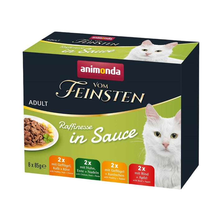 ANIMONDA Vom Feinsten Adult Raffinesse в сос - мокра храна за котки - 8x85g