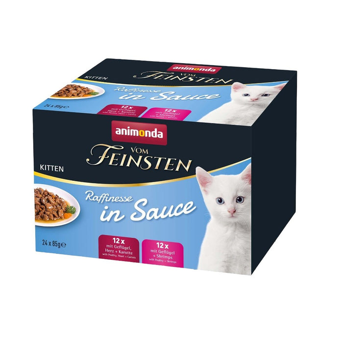 ANIMONDA Vom Feinsten Kitten Raffinesse в сос - мокра храна за котки - 24x85g