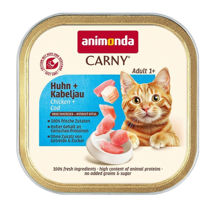 ANIMONDA CARNY храна за котка пиле,треска 85g