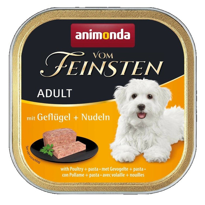 ANIMONDA Vom Feinsten Adult Poultry с паста - мокра храна за кучета - 150 г