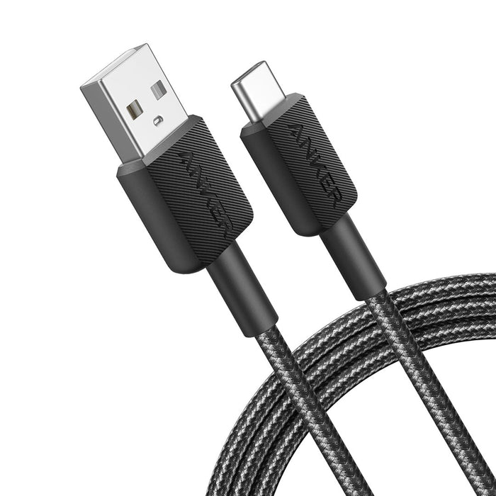 КАБЕЛ ANKER 322 TYPE-A TO TYPE-C 1.8M BK