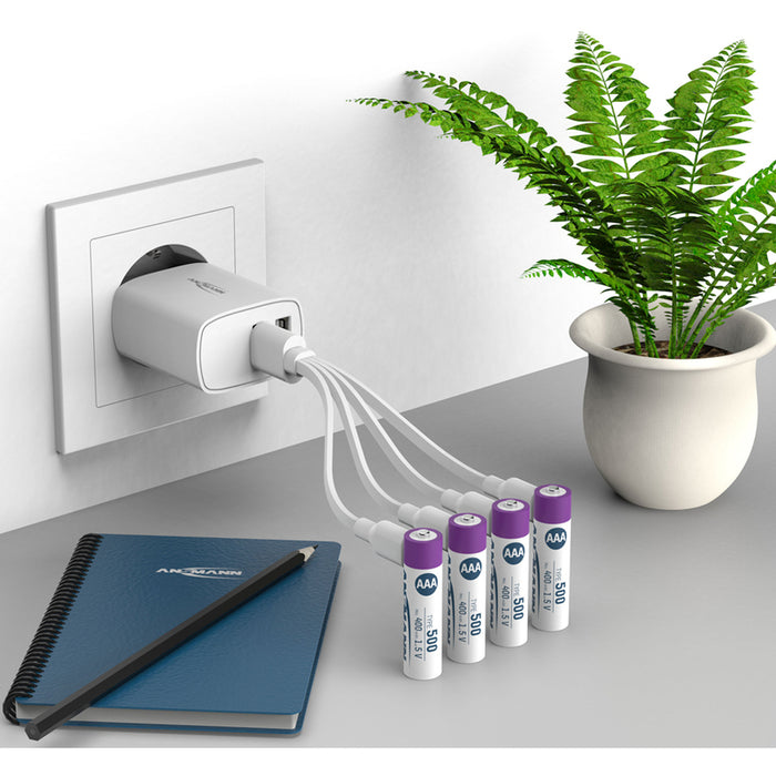 АКУМУЛАТОРНИ БАТЕРИИ ANSMANN 5378 500MAH USB-C