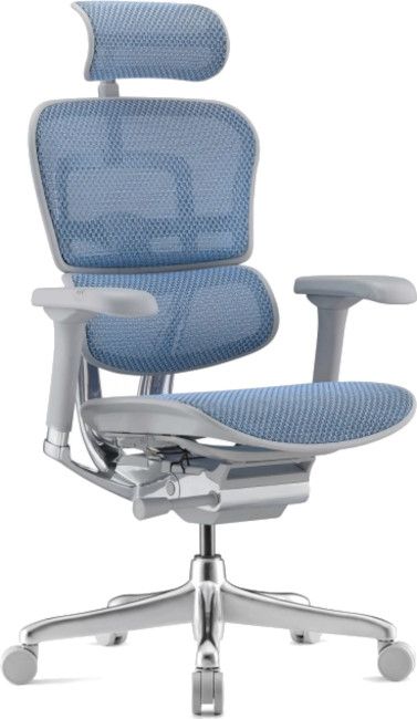 Ергономичен стол Antares - ERGOHUMAN 2 ELITE GREY, син