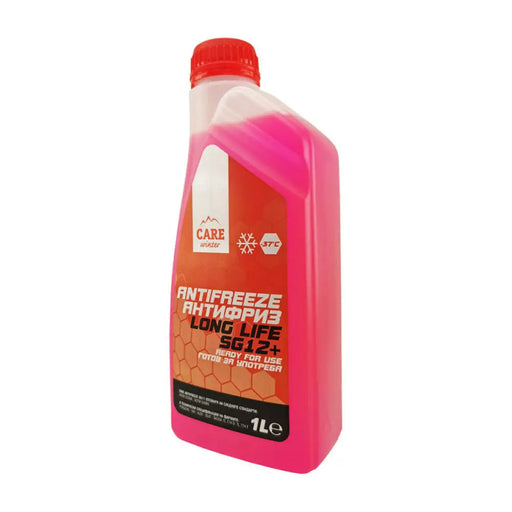 АНТИФРИЗ G12 LONG LIFE 1L -37С ГОТОВ ЗА УПОТРЕБА CARE