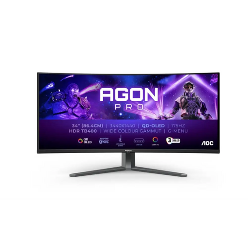 AOC AG346UCD 34’’ Curved 1800R QD-OLED 3440x1440@175Hz