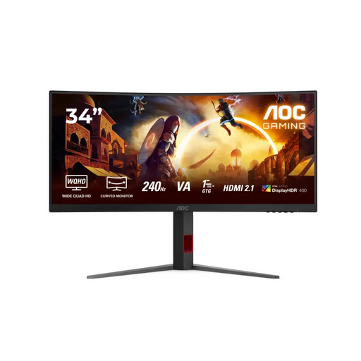 AOC CU34G4Z 34’’ Curved 1500R VA WLED 3440x1440@240Hz 1ms