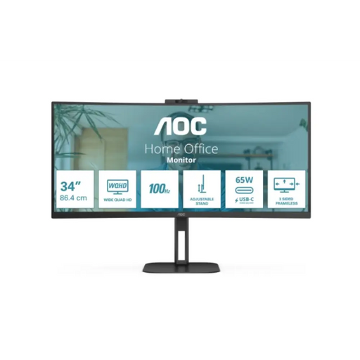 AOC CU34V5C/BK 34’’ Curved 1500R VA WLED 3440x1440@100Hz