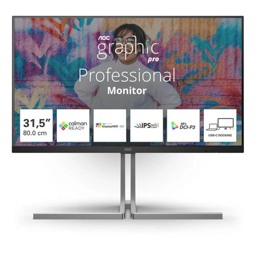 AOC U32U3CV 31.5’’ Nano IPS WLED 3840x2160@60Hz 4ms GtG