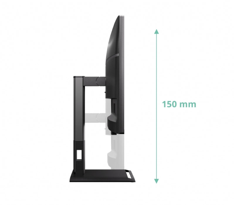 Монитор AOC Q27P4U, 27" IPS WLED, 2560x1440@120Hz, 4ms GtG, 350cd m2, 1500:1, DCR 50M:1, Adaptive Sy