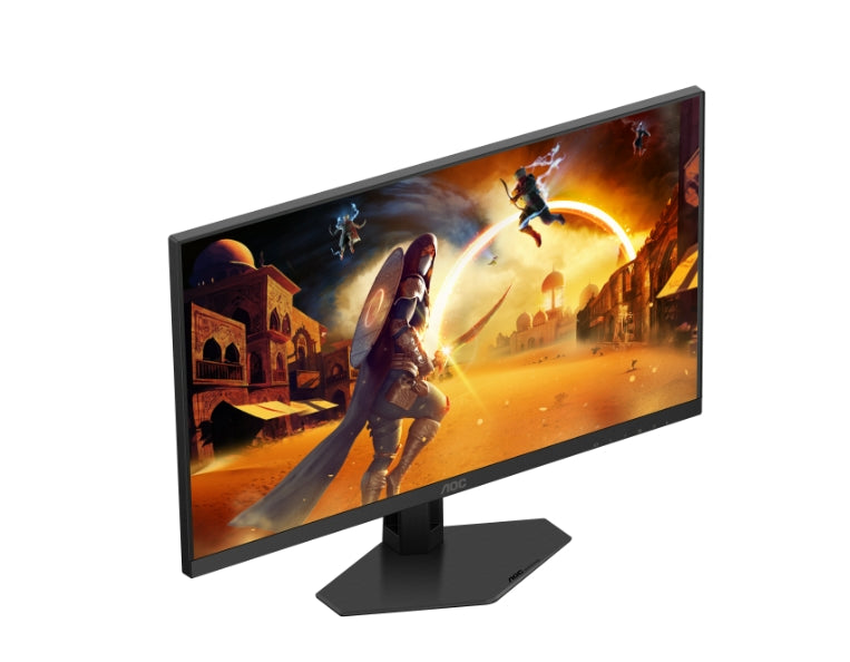 AOC 24G4ZR, 23.8" Fast IPS WLED, 1920x1080@260Hz (OC, Native 240Hz), 1ms GtG, 0.3ms MPRT, 300cd m/2, 1000:1, Adaptive Sync, FlickerFree, Anti Blue Light, Наклон, Регулиране на височината, Завъртане, Въртене, 2xHDMI, DP