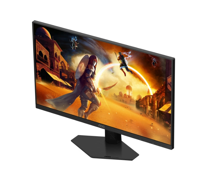 AOC 24G4ZR, 23.8" Fast IPS WLED, 1920x1080@260Hz (OC, Native 240Hz), 1ms GtG, 0.3ms MPRT, 300cd m/2, 1000:1, Adaptive Sync, FlickerFree, Anti Blue Light, Наклон, Регулиране на височината, Завъртане, Въртене, 2xHDMI, DP
