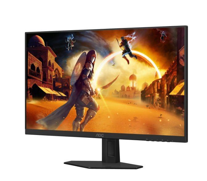 AOC 24G4ZR, 23.8" Fast IPS WLED, 1920x1080@260Hz (OC, Native 240Hz), 1ms GtG, 0.3ms MPRT, 300cd m/2, 1000:1, Adaptive Sync, FlickerFree, Anti Blue Light, Наклон, Регулиране на височината, Завъртане, Въртене, 2xHDMI, DP