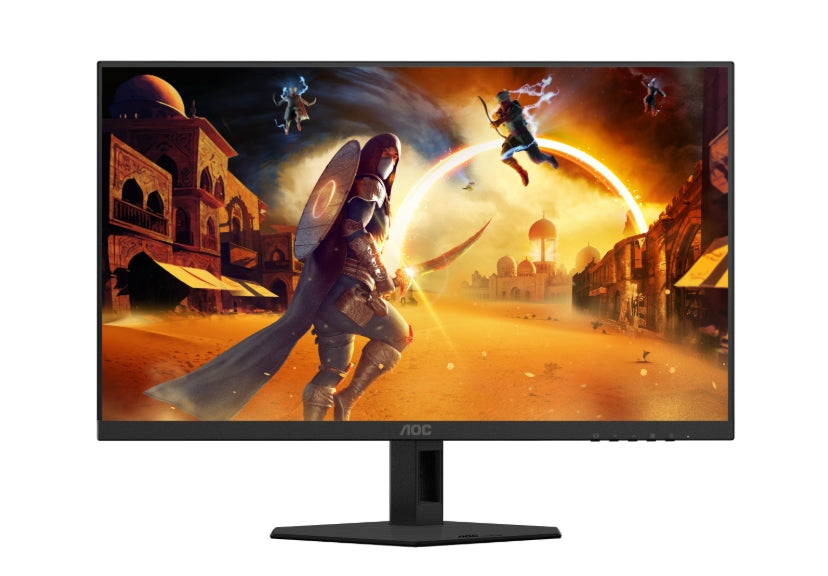 AOC 24G4ZR, 23.8" Fast IPS WLED, 1920x1080@260Hz (OC, Native 240Hz), 1ms GtG, 0.3ms MPRT, 300cd m/2, 1000:1, Adaptive Sync, FlickerFree, Anti Blue Light, Наклон, Регулиране на височината, Завъртане, Въртене, 2xHDMI, DP