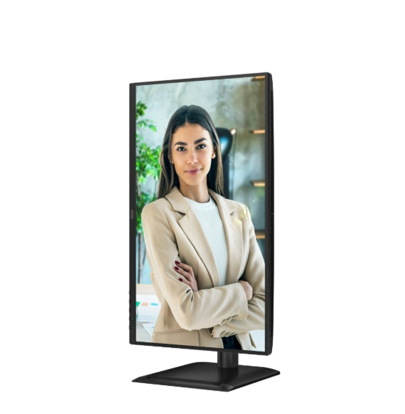 AOC 24P4CV, 23.8" IPS WLED, 1920x1080@120Hz, 4ms GtG, 300cd m/2, 1500:1, 50M:1 DCR, Adaptive Sync, FlickerFree, Anti-Blue Light, 2Wx2, Наклон, Регулиране на височината, Завъртане, Въртене, HDMI, DP, USB хъб, RJ45