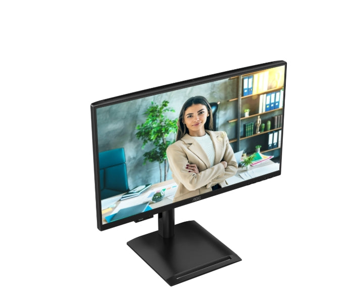 AOC 24P4CV, 23.8" IPS WLED, 1920x1080@120Hz, 4ms GtG, 300cd m/2, 1500:1, 50M:1 DCR, Adaptive Sync, FlickerFree, Anti-Blue Light, 2Wx2, Наклон, Регулиране на височината, Завъртане, Въртене, HDMI, DP, USB хъб, RJ45