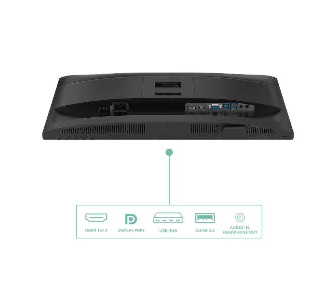 AOC 24P4U, 23.8" IPS WLED, 1920x1080@120Hz, 4ms GtG, 300cd m/2, 1500:1, 20M:1, Adaptive Sync, Anti Blue Light, FlickerFree, 2Wx2, Наклон, Регулиране на височината, Завъртане, Въртене, D-SUB, HDMI, DP, USB хъб