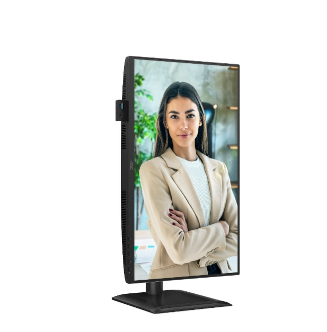 AOC 24P4U, 23.8" IPS WLED, 1920x1080@120Hz, 4ms GtG, 300cd m/2, 1500:1, 20M:1, Adaptive Sync, Anti Blue Light, FlickerFree, 2Wx2, Наклон, Регулиране на височината, Завъртане, Въртене, D-SUB, HDMI, DP, USB хъб