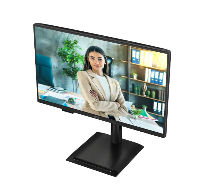 AOC 24P4U, 23.8" IPS WLED, 1920x1080@120Hz, 4ms GtG, 300cd m/2, 1500:1, 20M:1, Adaptive Sync, Anti Blue Light, FlickerFree, 2Wx2, Наклон, Регулиране на височината, Завъртане, Въртене, D-SUB, HDMI, DP, USB хъб