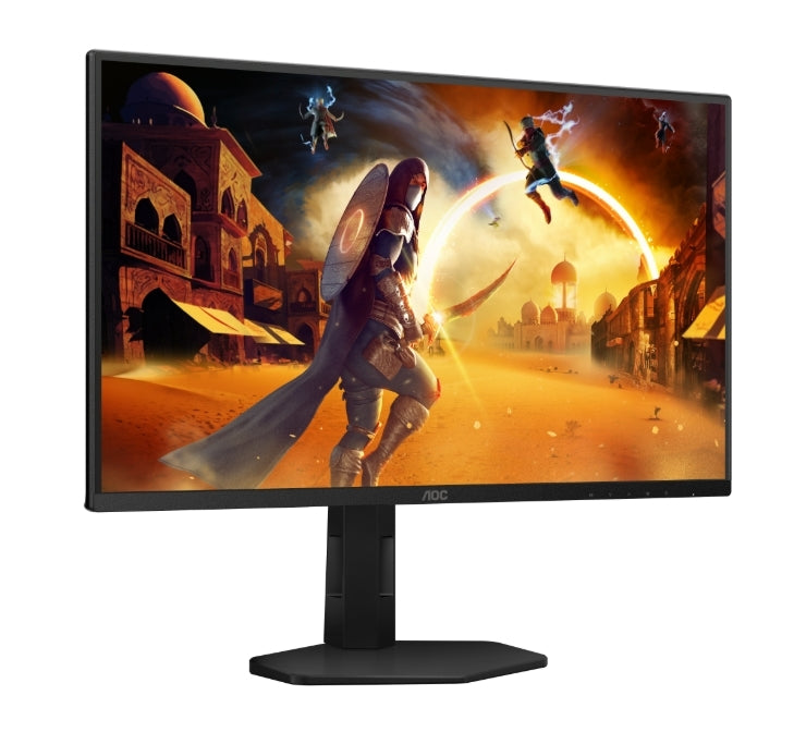 AOC 25G4SXU, 24.5" Fast IPS WLED, 1920x1080@300Hz/310Hz, 1ms GtG, 0.3ms MPRT, 1000:1, 80M:1 DCR, Адаптивна синхронизация, FlickerFree, Low Blue Light, Tilt, Height Adjust, Pivot, Swivel, 2xHDMI, DP, USB хъб